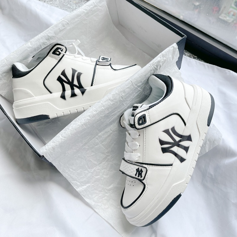 giày thể thao mlb liner dán đen trắng rất trend