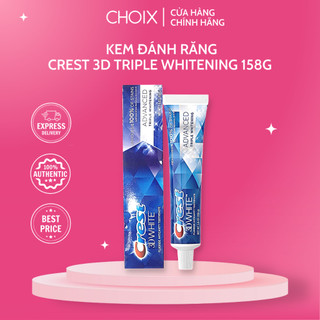 Kem đánh răng Crest dòng xịn nhất Triple Whitening