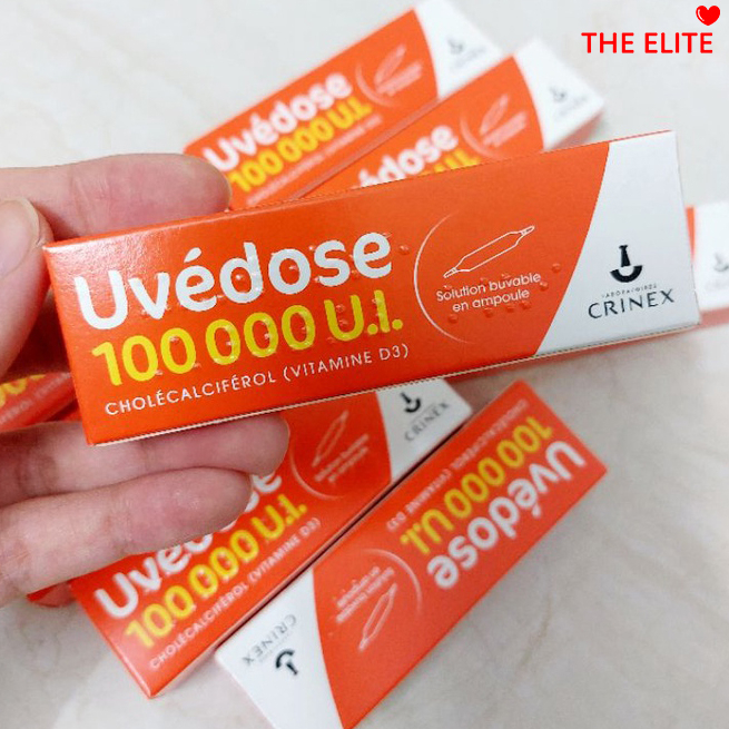 Vitamin D3 Uvedose - Pháp liều cao 100.000 UI
