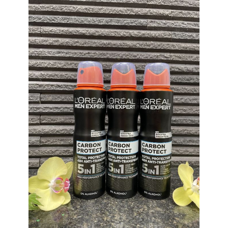 Hàng Đức Xịt khử mùi ngăn tiết mồ hôi Loreal men 5 in 1