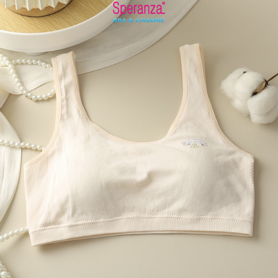 Áo Lá Nữ Sinh Speranza, Vải Cotton Mềm Mại, Thoáng Mát, Có Đệm Bên Trong - SPAL075SH