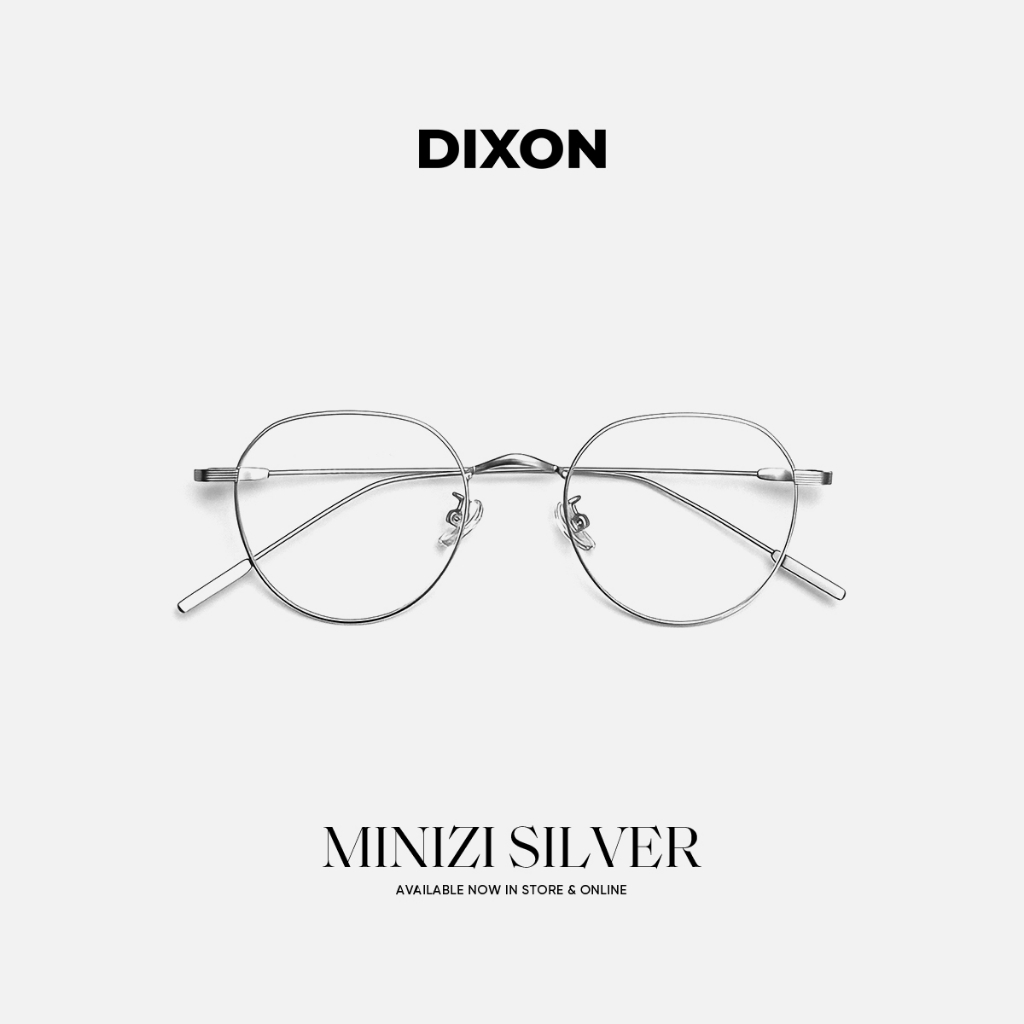 Mắt kính nam nữ MINIZI form vuông góc tròn bầu Titanium cao cấp - CARASE