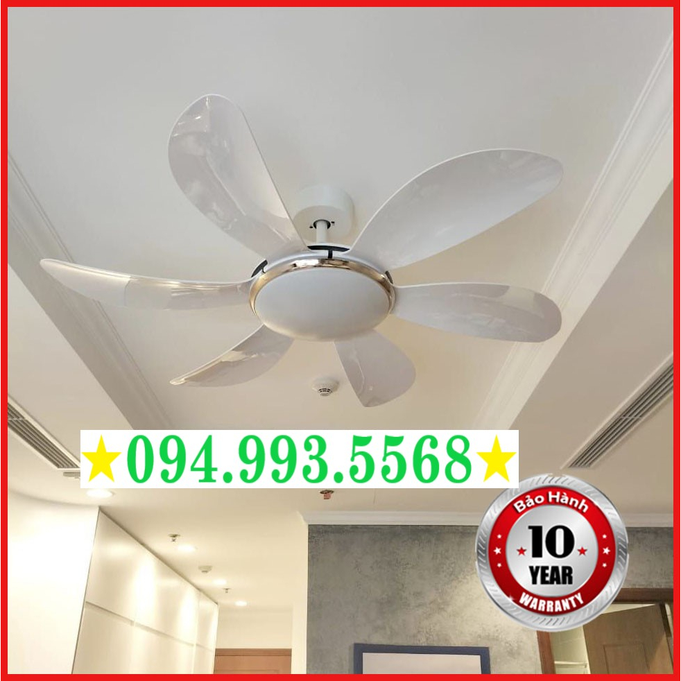 💥BH 10 năm💥 Quạt trần đèn cánh hợp kim nhôm, đèn led 3 as, đảo chiều hút ẩm, quạt trần hiện đại điều khiển từ xa GRE68