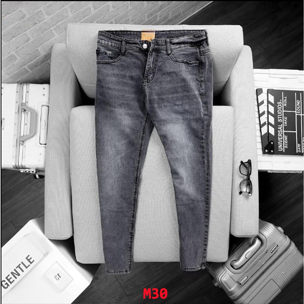 Quần jean nam cao cấp chất Jean co dãn 4 chiều vải cực đẹp form chuẩn dáng skinny chuẩn_JEANNCD212