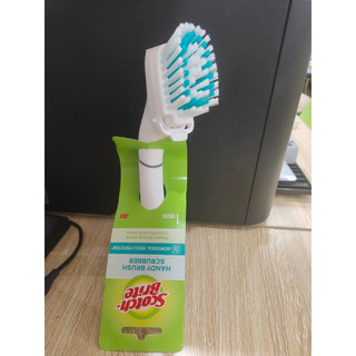 Bàn chải chà sàn sợi nylon cao cấp có tay cầm 3M Scotch-Brite-3M 552