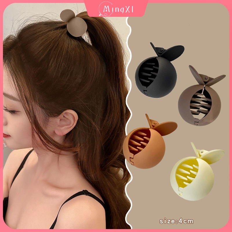 Kẹp tóc càng cua hình cá thiết kế phong cách đơn giản phong cách Hàn Quốc phù hợp cột đuôi ngựa sau đầu dành cho nữ
