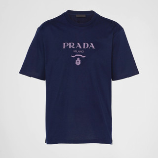 Áo thun Prada Logo Printed Short-Sleeved T-Shirt.