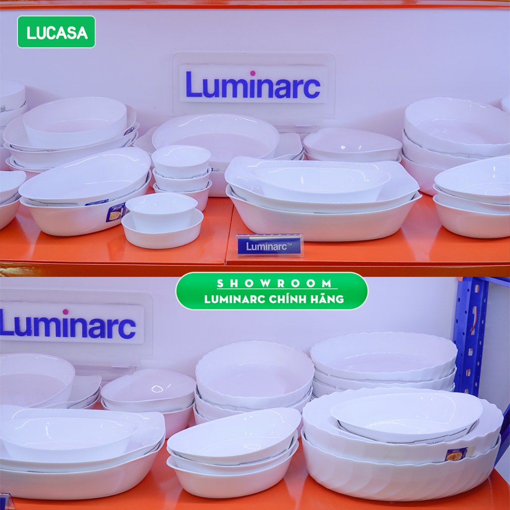 Khay Nướng Thủy Tinh Luminarc Smart Cuisine Oval 32*20cm - L3083 | Phân Phối Chính Hãng