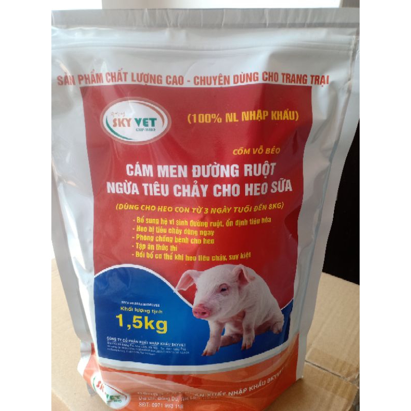 Cám sữa tập ăn cho Heo con từ 3 ngày tuổi( 1gói 1,5kg