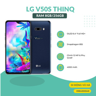 Điện thoại lg v50s thinq bản hàn ram 8/256gb chip 855 pin 4000