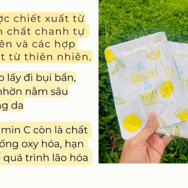 Kem tắm trắng chanh Múi Xù GORGEOUS dưỡng trắng body, set tắm trắng dưỡng ẩm da kích trắng body 1 gói 50gr