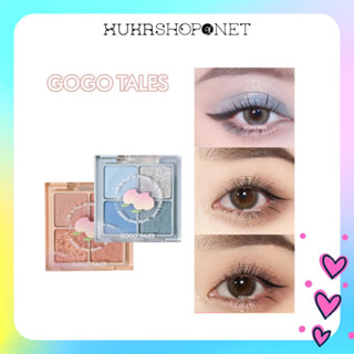 Bảng Phấn Mắt Má Hồng 4 Ô Màu Nhũ Lì GOGO TALES 4-Color Taoxi Blush Eyeshadow Palette