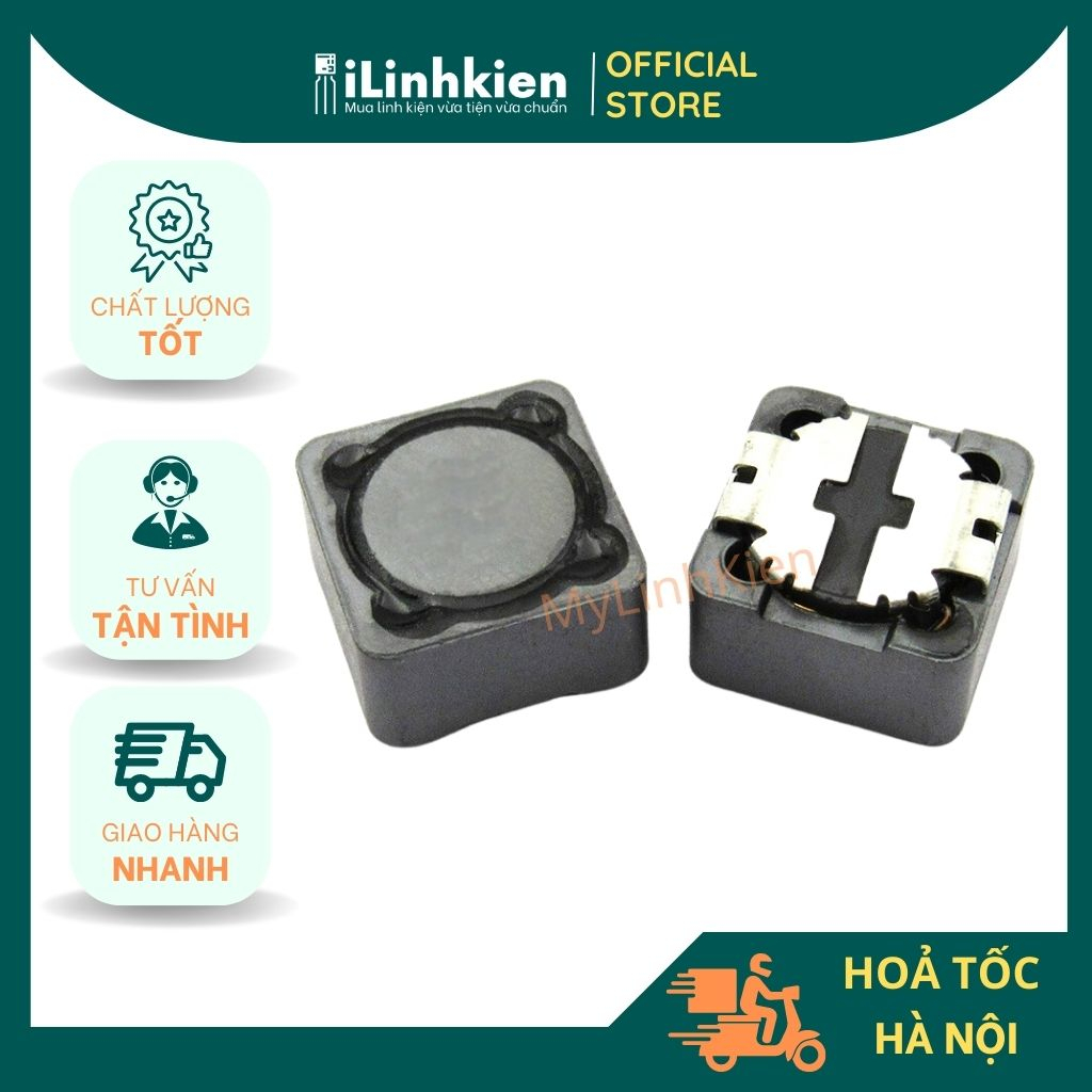 Cuộn cảm dán CDRH127 15uH  3A 12x12x7mm
