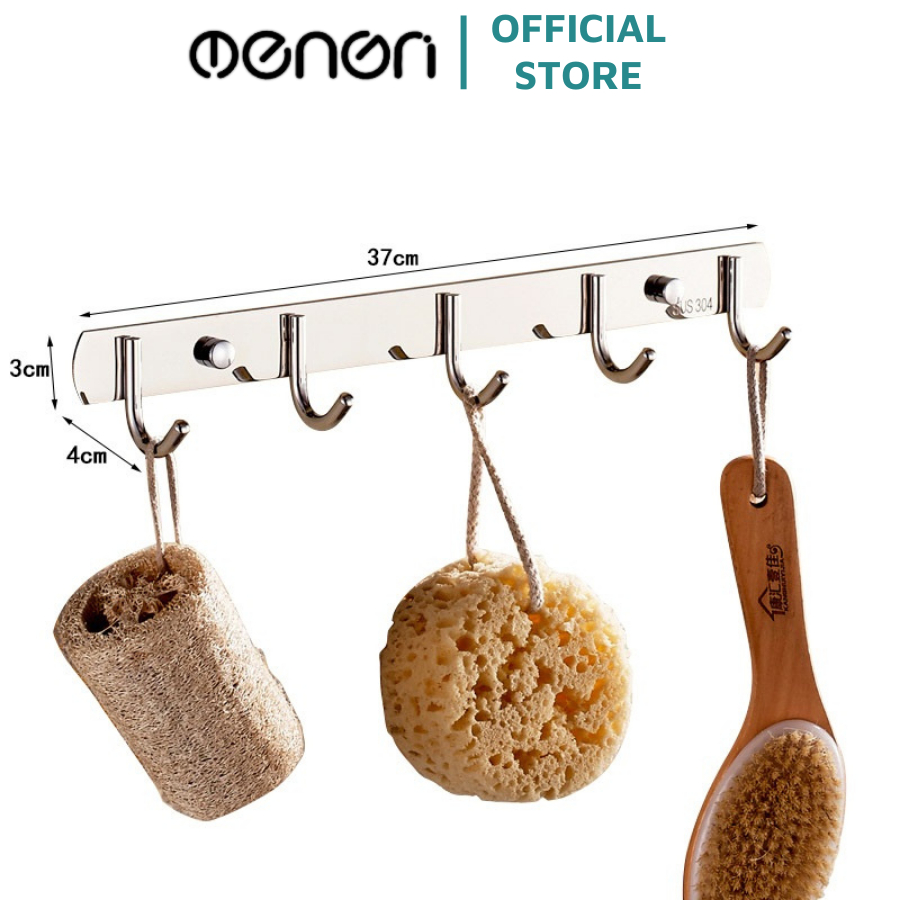 Thanh Móc Treo Đồ Gắn Tường 100% Inox 304 Cao Cấp Chống Ăn Mòn Chống Rỉ Sét Chịu Lực Tốt Oenen