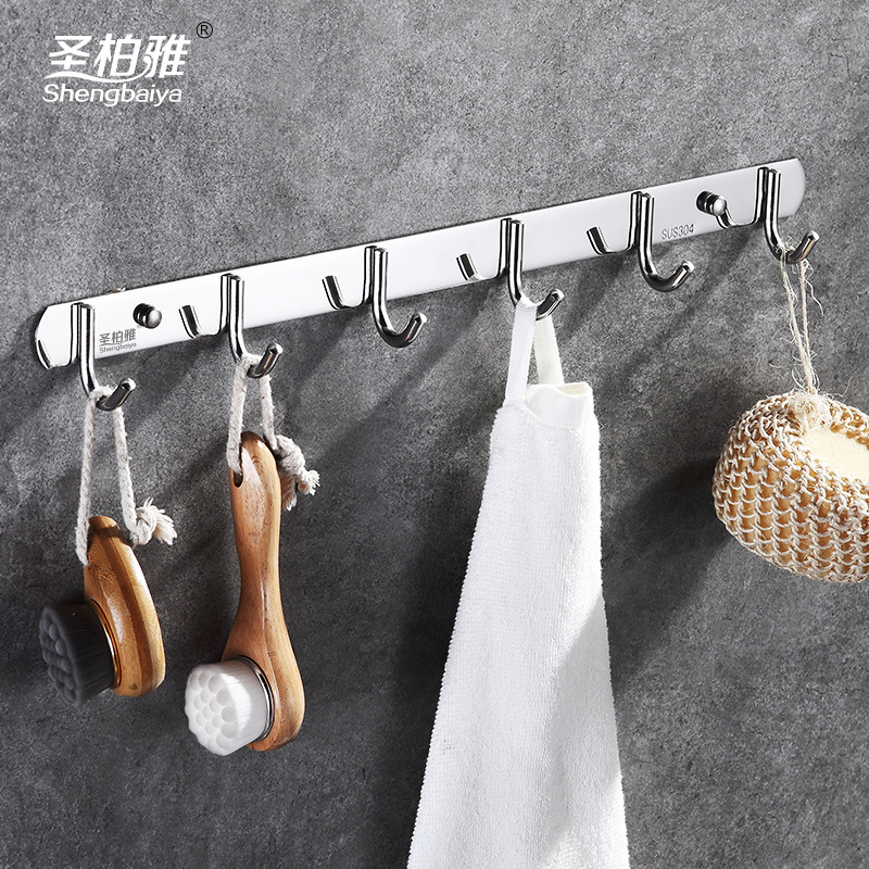 Thanh Móc Treo Đồ Gắn Tường 100% Inox 304 Cao Cấp Chống Ăn Mòn Chống Rỉ Sét Chịu Lực Tốt Oenen