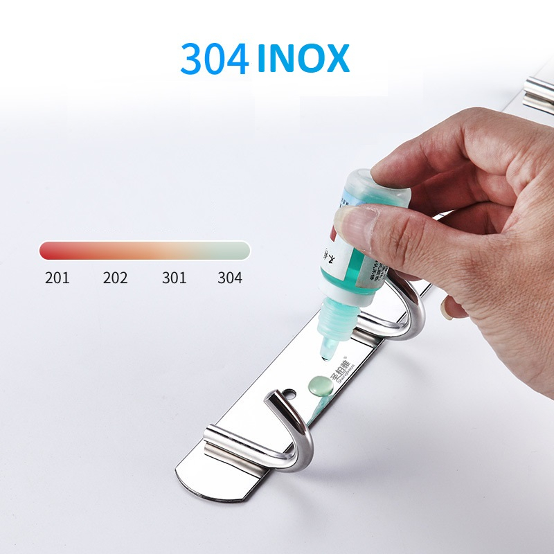 Thanh Móc Treo Đồ Gắn Tường 100% Inox 304 Cao Cấp Chống Ăn Mòn Chống Rỉ Sét Chịu Lực Tốt Oenen