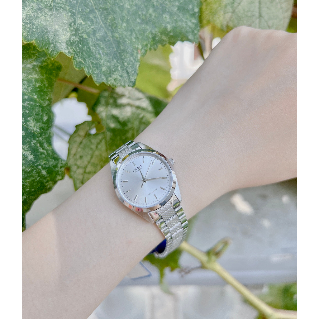 Đồng Hồ Casio Nữ Đồng Hồ Casio Chính Hãng LTPV300D - 4A Mặt Hồng Dây Thép Fullbox.