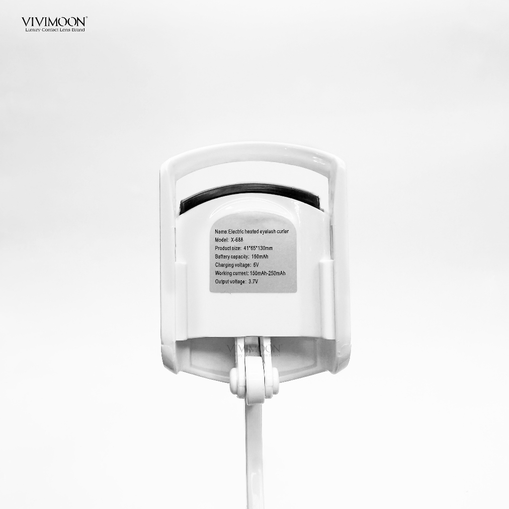 Máy uốn mi điện VIVIMOON 2 chế độ nhiệt giúp kẹp mi dễ dàng tiện lợi