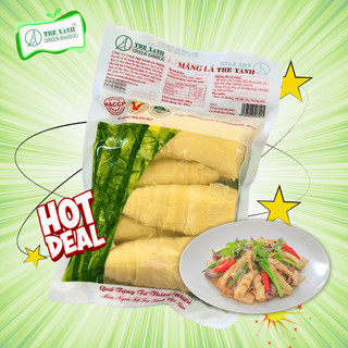 Măng lá búp non tre xanh an thịnh 500g - dùng để nấu vịt măng tươi xào tỏi