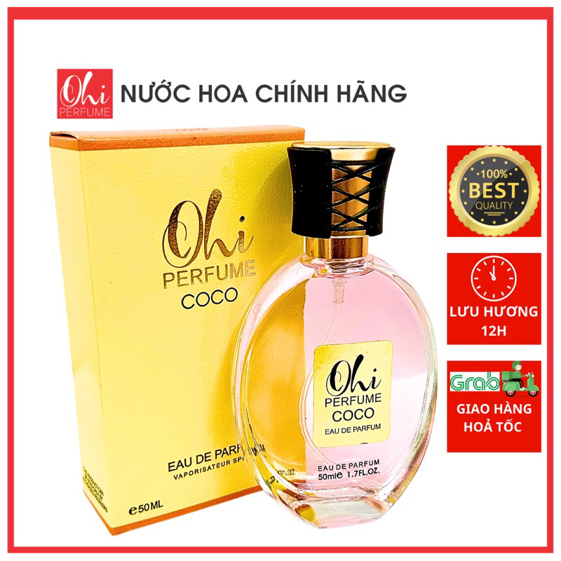 Hương thơm lôi cuốn - Nước Hoa Nữ Chính Hãng Ohi Coco 50ml - Dành cho những người phụ nữ đầy cá tính và quyền lực.