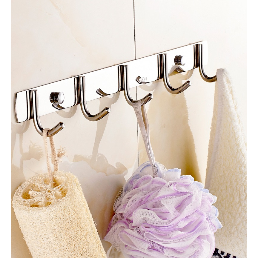 Thanh Móc Treo Đồ Gắn Tường 100% Inox 304 Cao Cấp Chống Ăn Mòn Chống Rỉ Sét Chịu Lực Tốt Oenen