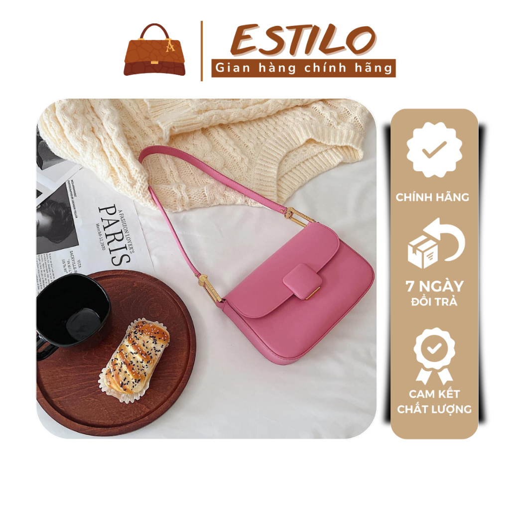 Túi xách nữ đeo chéo, đeo vai, đi chơi, đi học ESTILO size 22cm HA226