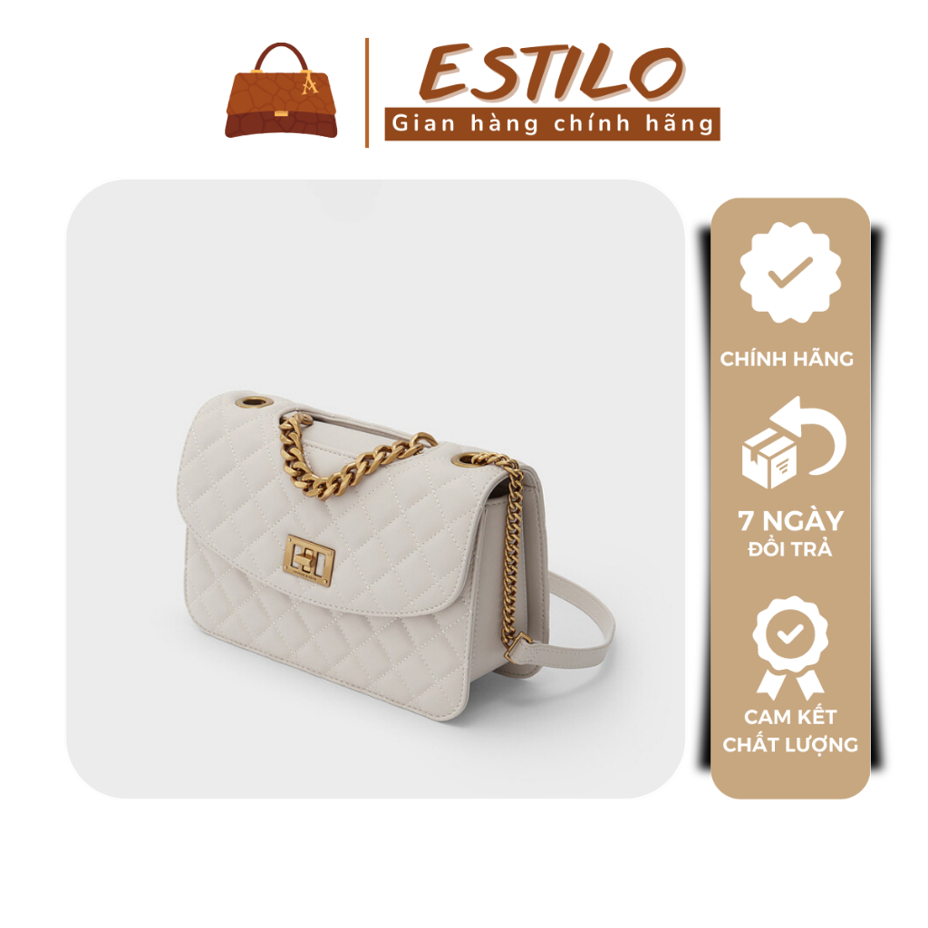 Túi xách nữ đeo chéo, đeo vai, đi chơi, đi học ESTILO size 22cm HA241