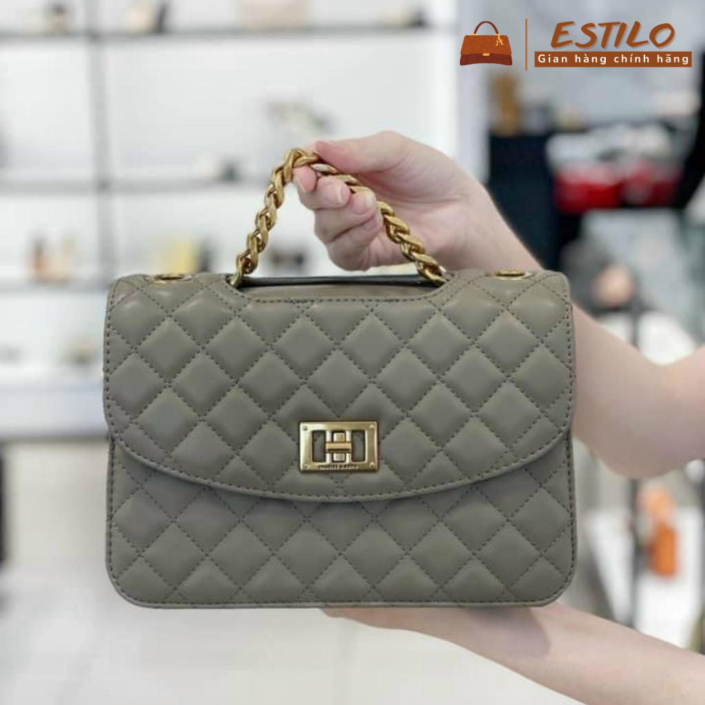 Túi xách nữ đeo chéo, đeo vai, đi chơi, đi học ESTILO size 22cm HA241