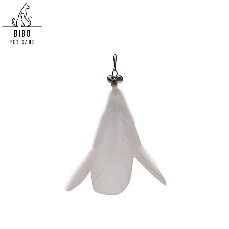 Đầu lông vũ có chuông thay thế cho cần câu mèo lông vũ gắn cần câu mèo - Bibopetcare