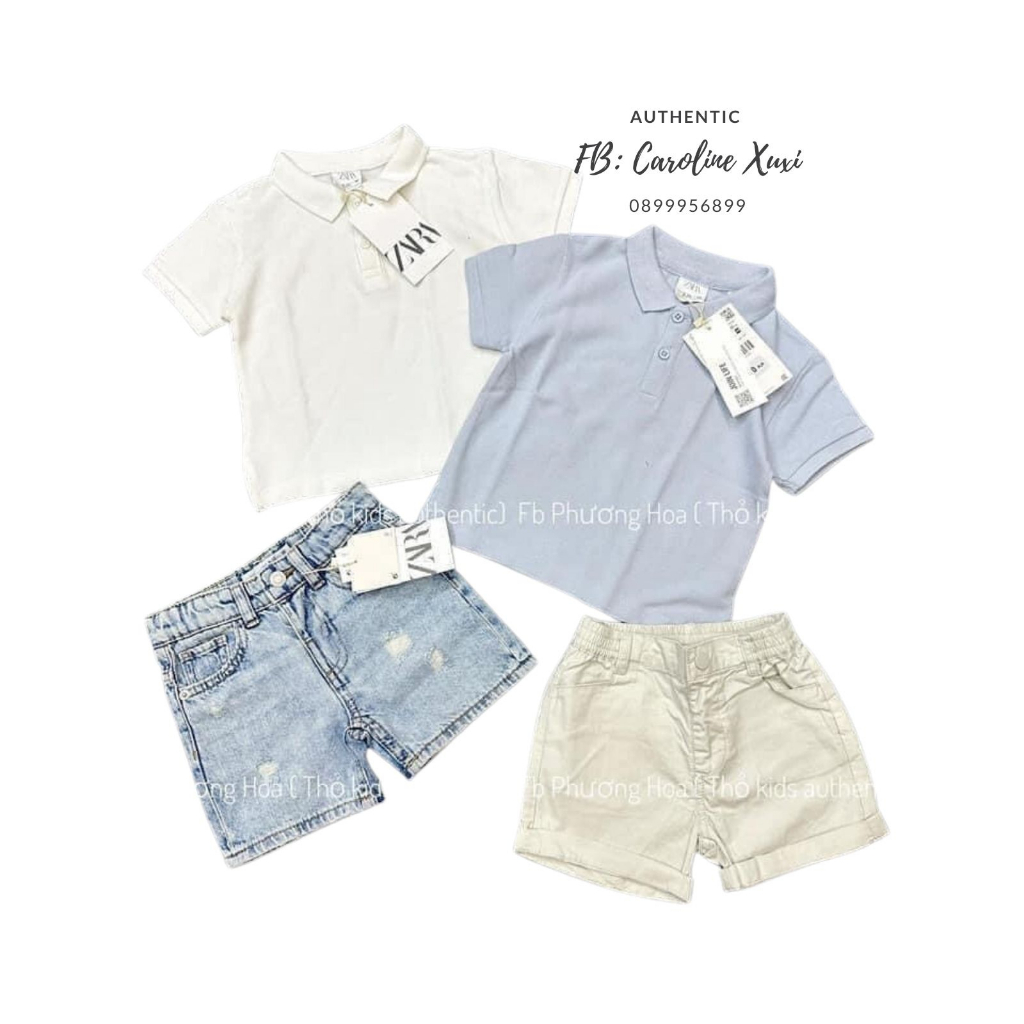 Áo phông polo baby boy Za.Ra auth