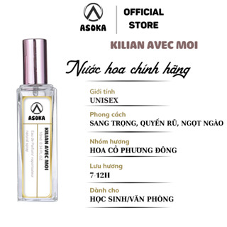 Nước Hoa Nam Nữ(UNISEX) KILIAN AVEC MOI Đẳng Cấp Bậc Nhất Chiết 10ml Chính Hãng- Asoka Shop