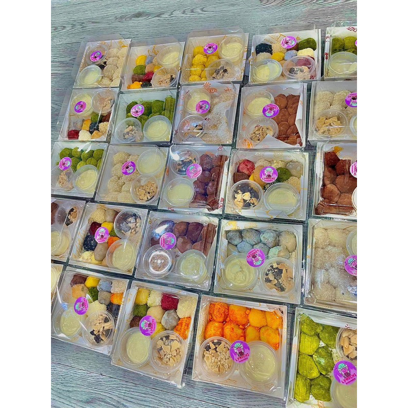 Mochi chấm kem sữa ngon ngất