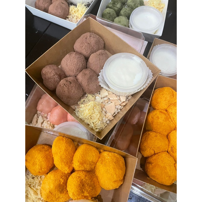 Mochi chấm kem sữa ngon ngất