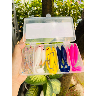 Hộp 20 mồi mồi horai 9cm + lưỡi ar15 5cm form độ vh tân chuyên lóc chẽm