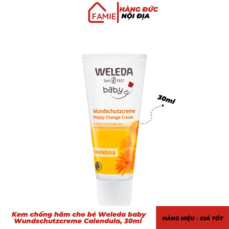 Kem chống hăm cho bé Weleda baby Wundschutzcreme Calendula - Hàng Đức