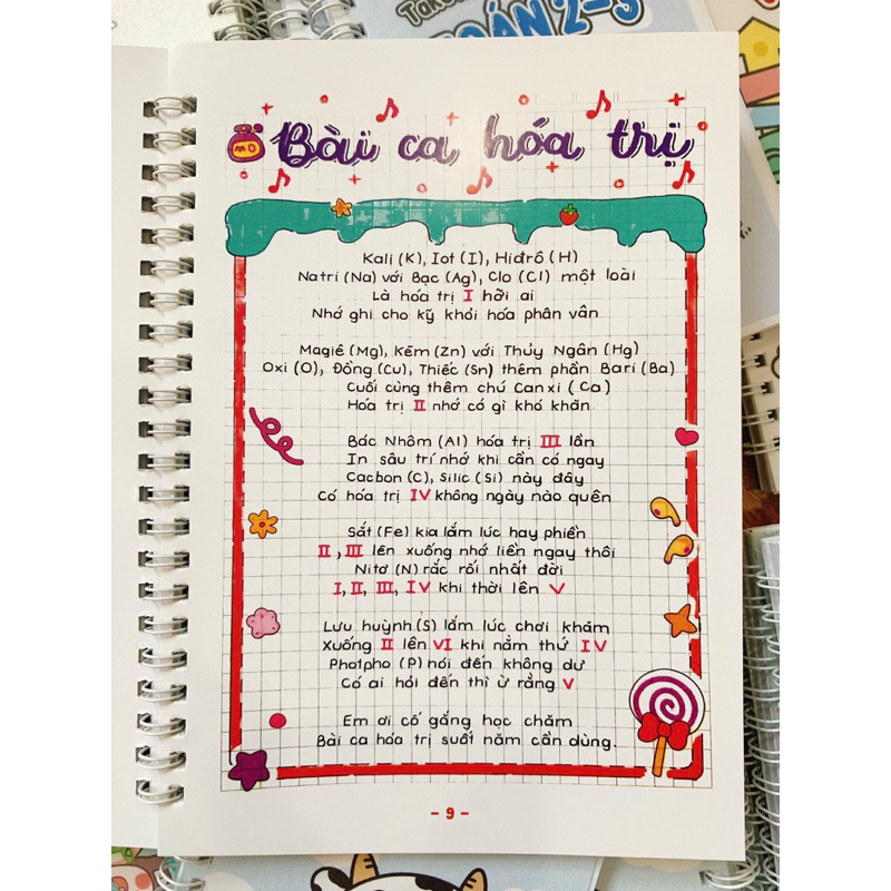 Combo sổ tay Hoá + Lý THCS