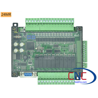 Bộ lập trình plc mitsubishi fx3u có rs485 + đồng hồ + vỏ nhựa CNCVietPro