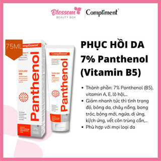 Kem dưỡng / gel làm dịu da, phục hồi cháy nắng, bỏng da, sau nặn mụn Panthenol 7% COMPLIMENT