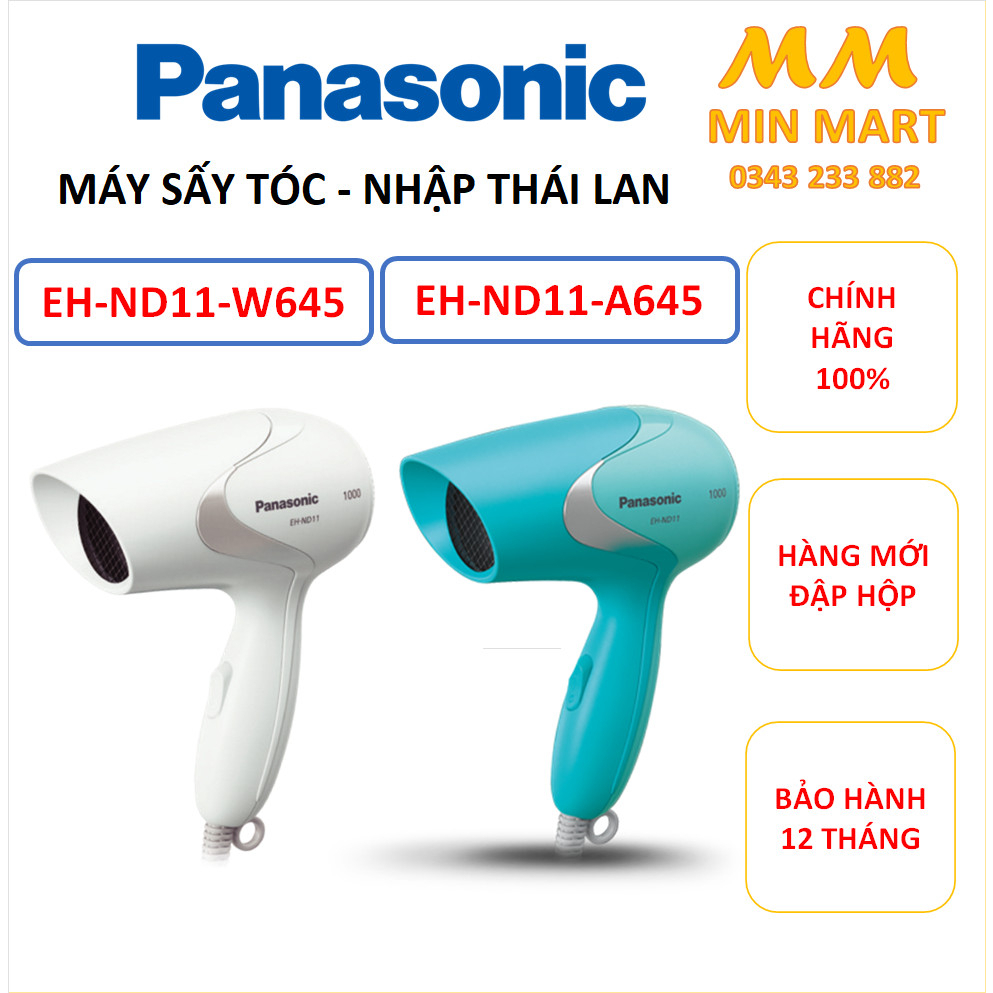 Máy Sấy Tóc Panasonic EH-ND11-W645 & EH-ND11-A645 - Nhập Thái Lan: Cam Kết Chính Hãng, Hàng Mới 100%, Bảo Hành 12 Tháng