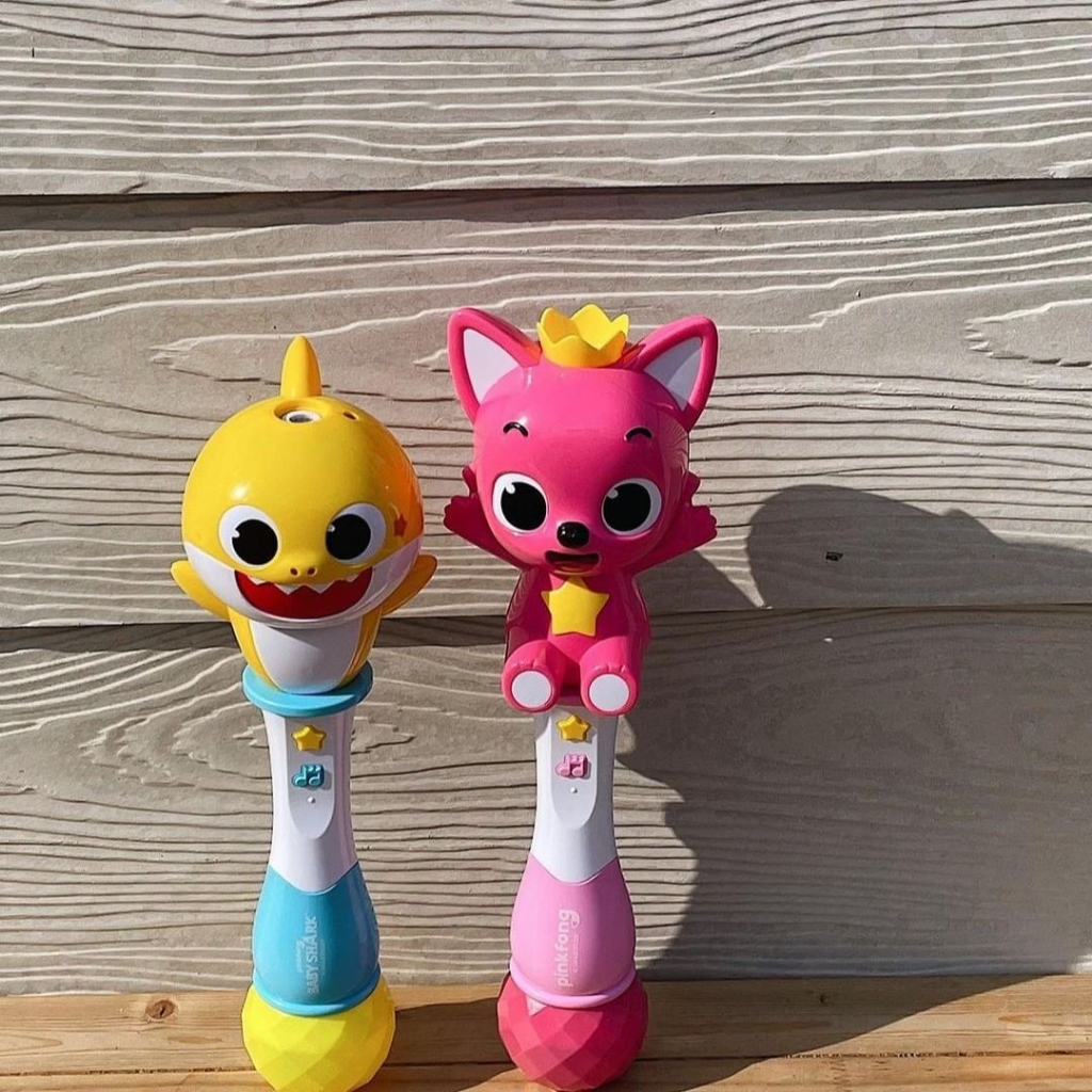 Đồ Chơi Thổi Bong Bóng Kèm Phát Nhạc Baby Shark Pinkfong Nội Địa Hàn Quốc Cho Bé