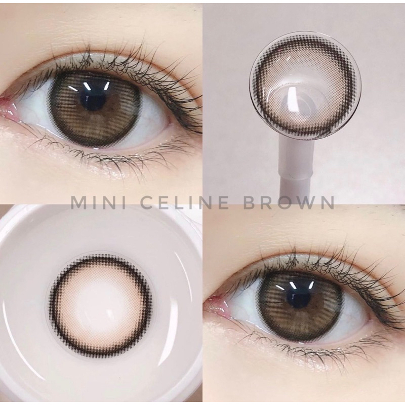 1 Cặp Lens Xinh Nâu Tặng Kèm Khay Gương Cao Cấp