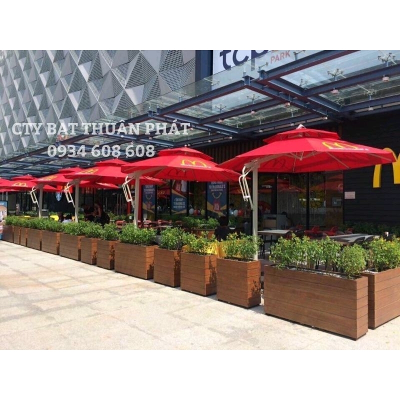 ÁO DÙ TRÒN LỆCH TÂM 2 TẦNG.ĐK 3M