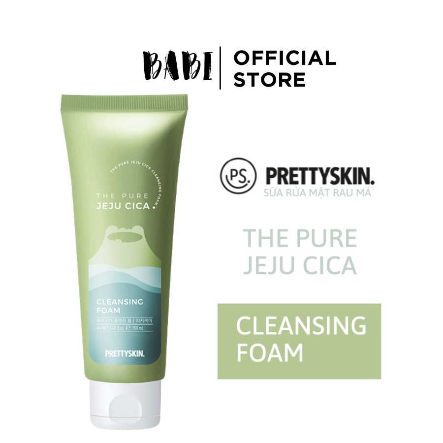 Sữa rửa mặt rau má Hàn Quốc Pretty Skin150ml