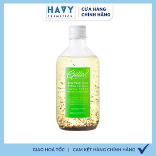 Nước cân bằng lá trà bay GILLA8 Tea Tree Cica Extra Calming Facial Toner 300ml