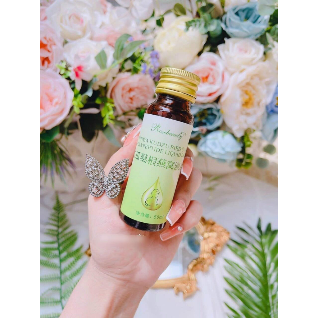 Nước Uống Collagen Rose Beauty trắng da và đẹp V1 - Tách lẻ 1 lọ