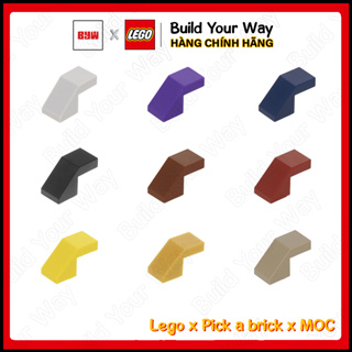 Gạch Lego chính hãng Dốc 45 độ 2x1 với mặt cắt trơn Part 28192 Slope 45 2