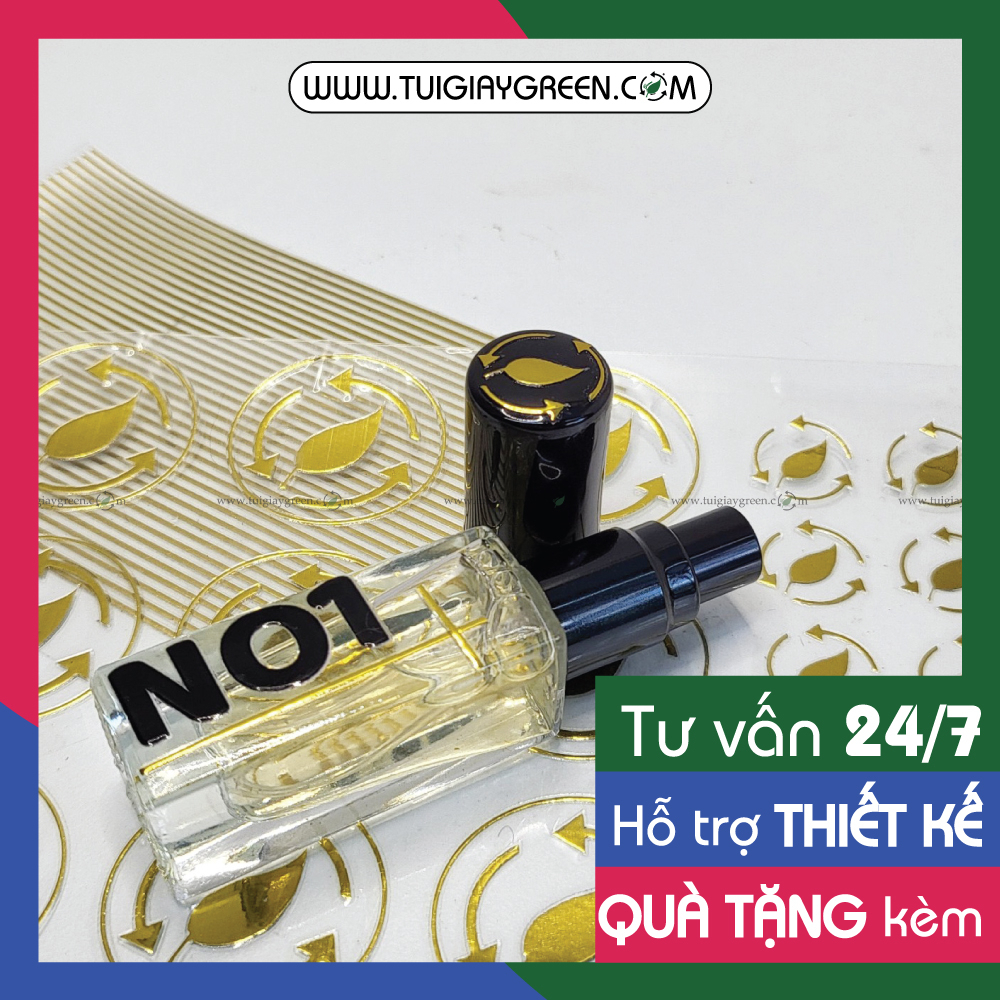 Decal, tem chuyển mực NHŨ VÀNG | BẠC UV in trên mọi chất liệu khổ 20x29cm