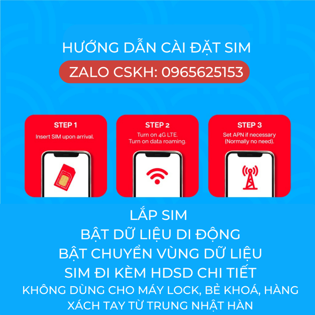 Sim du lịch Ấn Độ Pakistan Nepal tốc độ cao chính hãng Joytel - Gói dung lượng cao