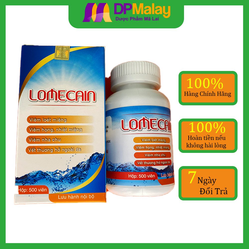 Nhiệt Bạch Mai Lomecain Lọ 500 Viên