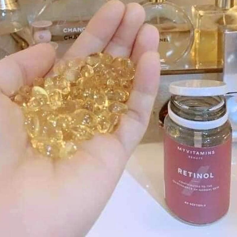 Viên Uống Retinol - Collagen MyVitamins Beauty 90 Viên Hổ Trợ Trẻ Hóa Da